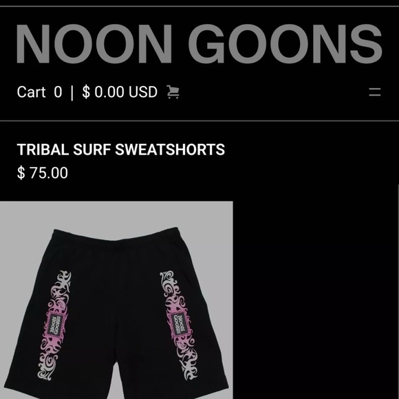 Noon Goons Tribal Surf Skate Short - Picture 6 of 6
